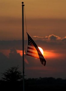 U.S. Flag at Half Mast
