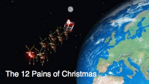 Read more about the article You can certainly sing this! The 12 Pains of Christmas