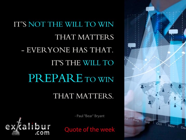 prepare to win