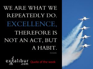 Read more about the article What New Habit of Excellence Will You Start Today?