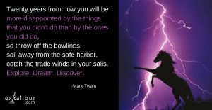Read more about the article Mark Twain lived a life without regrets. How about you?